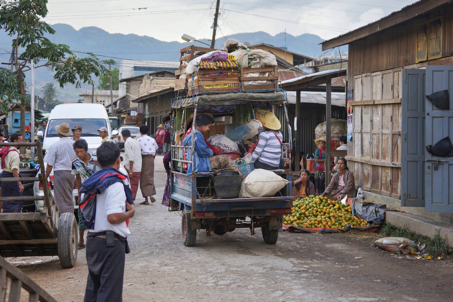 Abendlicher Spaziergang durch Nyaung Shwe